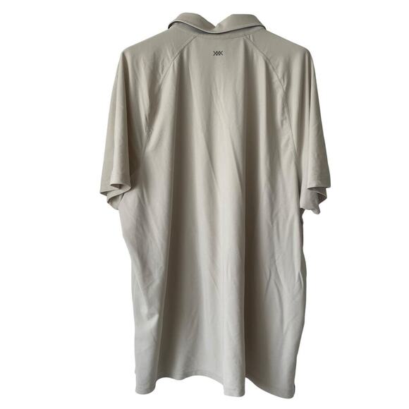 Rhône Men’s Regatta Piqué Performance Polo Short Sleeve Beige Sand color LARGE - Picture 6 of 9